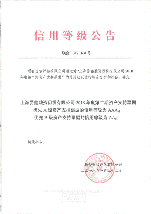 易鑫集团(02858.HK)订立融资租赁资产转让文件